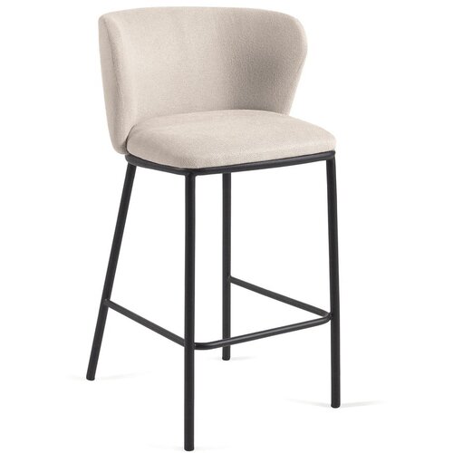 Kave Home Kremno beli barski stoli v kompletu 2 ks 92 cm Ciselia &amp;ndash; Slike
