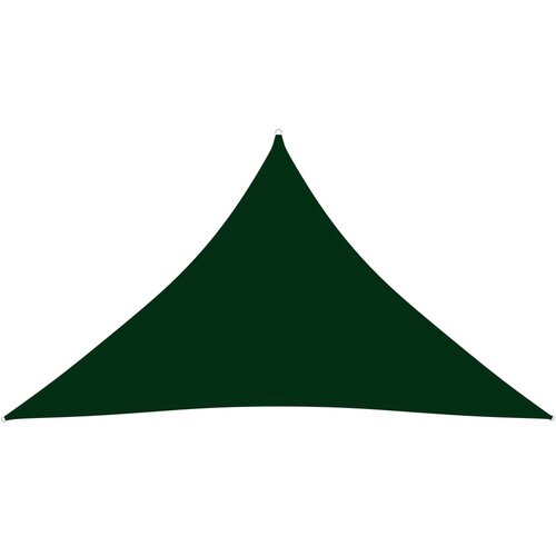 vidaXL Senčno jadro oksford blago trikotno 2,5x2,5x3,5 m temno zeleno, (20965406) Cene