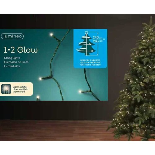 Lumineo Lampice za jelku sa 283 LED dioda toplo belih 1-2 glow basic 8 nivoa lampica Cene