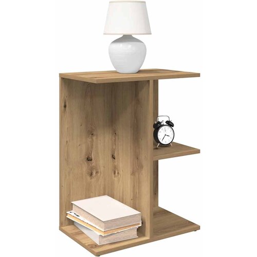 VidaXL Noćni ormarić artisan hrast 46,5x29x61 cm konstruiranog drva Slike