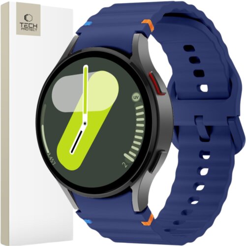 TECH-PROTECT SILIKONSKI OVITEK ZA SAMSUNG GALAXY WATCH 4/5/6/7/FE NAVY BLUE, (21974624) Cene