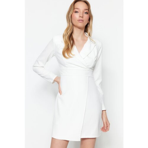 Trendyol Dress - White - Blazer dress Cene