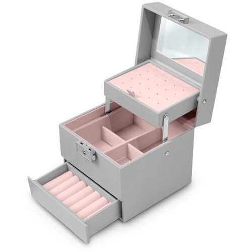  Kutija za nakit Massido MS-703 &amp;ndash; siva Slike
