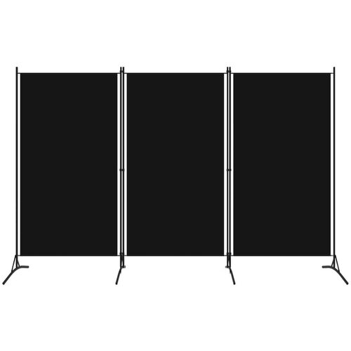 vidaXL Paravan 3-delni črn 260x180 cm Cene