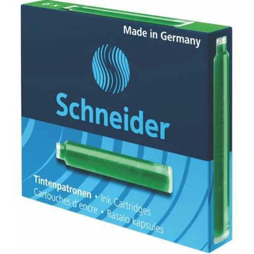 Schneider Črnilni vložek, zelen, 6 kosov