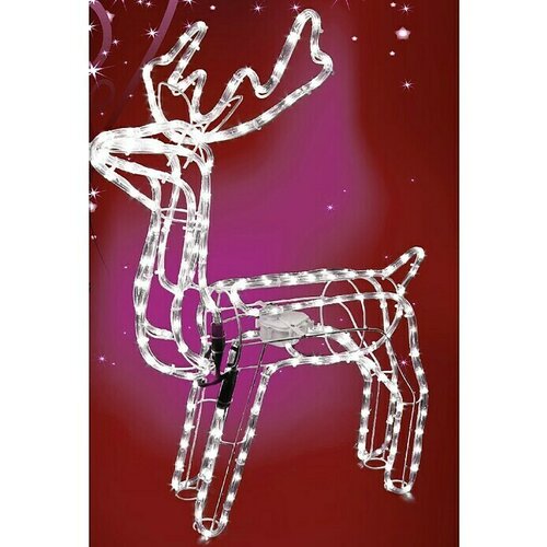 Unicom LED svjetlosno crijevo Jelen 3D (76 x 34 x 79 cm, Bijele boje, Područje uporabe: Na otvorenom) Cijene
