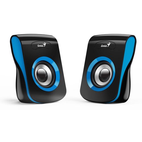 Genius zvučnici SP-Q180 plavi 2.0, 6 W, 3.5 mm jack, USB power Slike