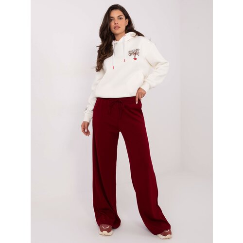RELEVANCE Sweatpants-RV-DR-A611.52-burgundy Slike