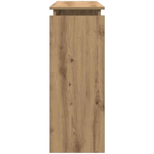 VidaXL Konzolni stol Artisan hrast 102x30x80 cm izrađeno drvo Slike