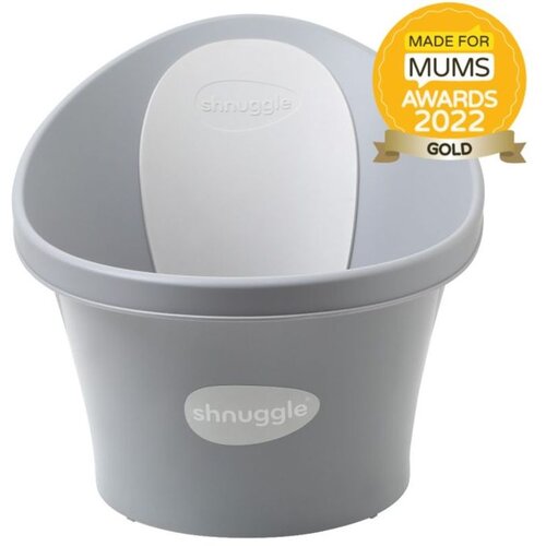Shnuggle Kadica za bebe - do 12 mj. - Pebble Grey Slike