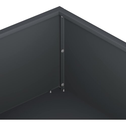  Vrtna saksija 2 kom. Antracit 100 x 100 x 20 cm Čelična vrata Slike