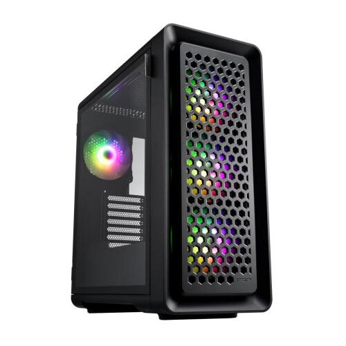 FSP CUT593 ARGB Standard Edition - E-ATX Ultra Tower Kući&amp;scaron;te - 4x ARGB fan - Black Slike