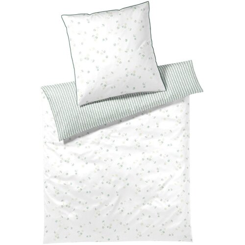 Elegante posteljnina 140/200 cm mako saten zelena Cene
