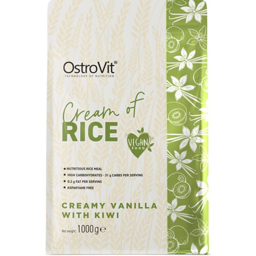 OSTROVIT cream of rice 1000 g &amp;ndash; instant pirinčana ka&amp;scaron;a bez &amp;scaron;ećera malina Slike