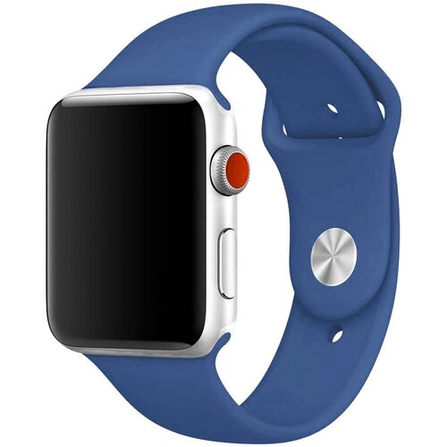  apple watch silicone strap cobalt blue s/m 42/44/45mm kaiš za sat Cene