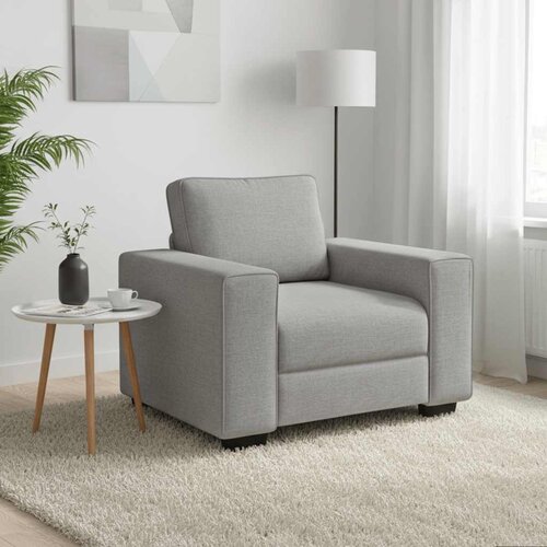 SOFA fotelja siva 100x77x82 cm tkanina Slike