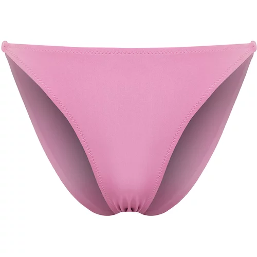 Trendyol Pink Gathered Bikini Bottoms