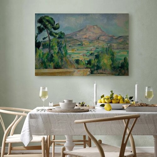  Slika - Paul C&amp;eacute;zanne &amp;ndash; Mount Saint Victoria 90x60 Akustična Slike