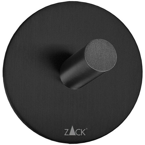 Zack Kupaonska kukica za ručnik Duplo (Okrugli oblik, Crne boje, Mat) Slike