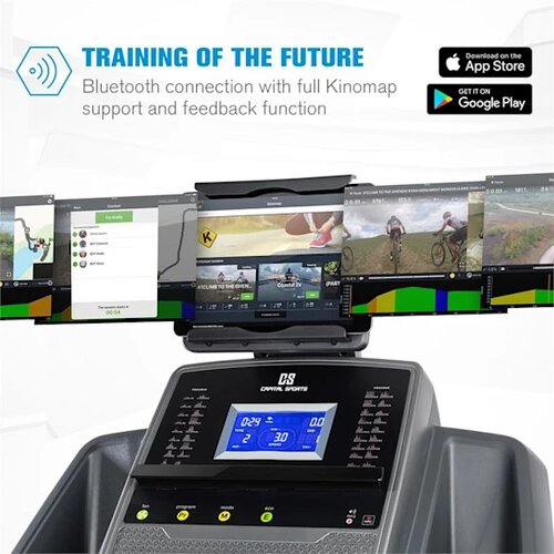 Capital Sports Infinity Track 2.0, tekalna steza, 5 PS, BT, aplikacija Kinomap, LCD zaslon, (20537767) Cene