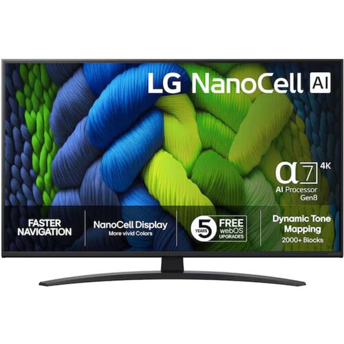 LG televizor 43NANO82A6B.AEU, NanoCell, 4K UHD, Web OS, 108 cm Cene