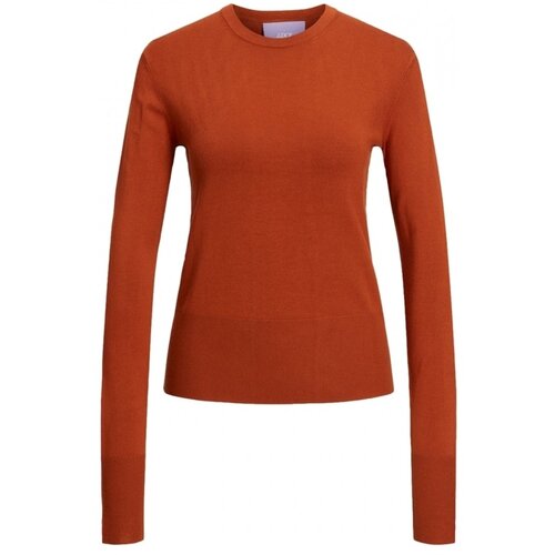 JJXX Puloverji Noos Knit Lara L/S - Bombay Brown Kostanjeva Cene