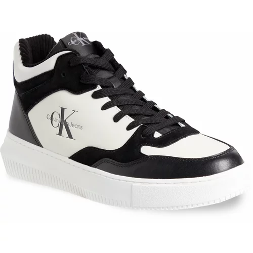 Calvin Klein Jeans Superge Chunky Mid Cupsole Coui Lth Mix YM0YM00779 Black/Creamy White 00W