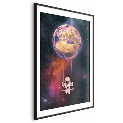  Plakat - Cosmic Swing 21x30 Crni okvir s margom Cene