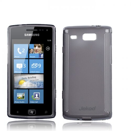 Jekod silikonski ovitek samsung omnia w i8350 tpu/tb + za&amp;scaron;čitna folija Slike