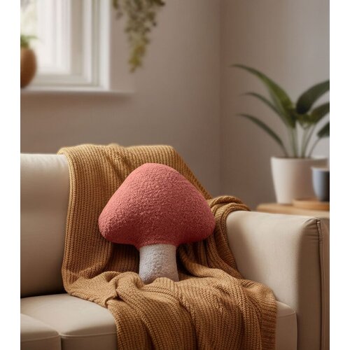 Aberto Design Dekorativni jastuk Gljiva, 38x35 cm, Roza Slike
