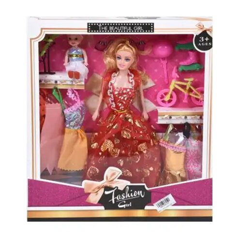 Magic Toys fashion girl: lutka sa biciklom i dodacima 28cm Cijene