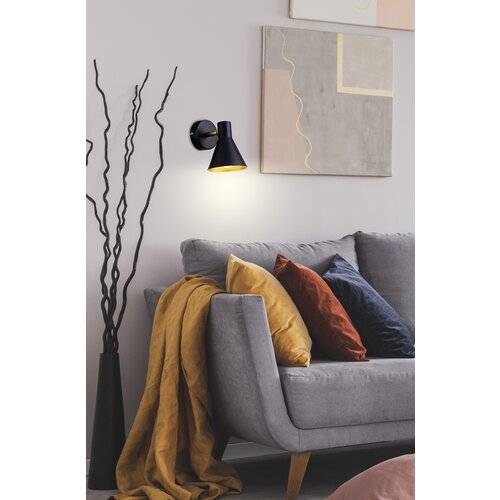 Candellux less zidna lampa 1X40W E14 crna mat Slike