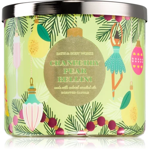 Bath & Body Works Cranberry Pear Bellini mirisna svijeća 411 g