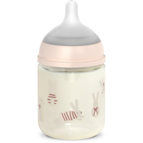 Suavinex Wonderland SX Pro Physiological Anti-Colic Glass steklenička za dojenčke SX PRO +0 SF Pink Bunny 120 ml Cene