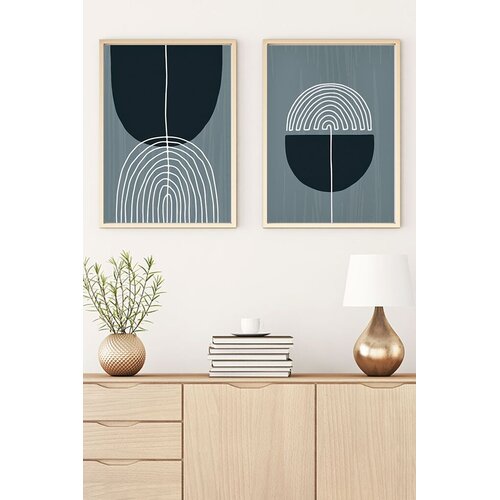 WALLXPERT Uokvirena slika Huhu112, 35x50 cm, 2 dijela Cene