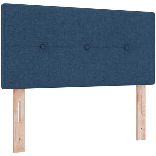 VidaXL Glava postelje gumbasto nabrita modra 80 cm blago, (22049397) Slike