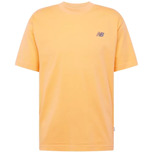New Balance Majica bazalt siva / narančasta