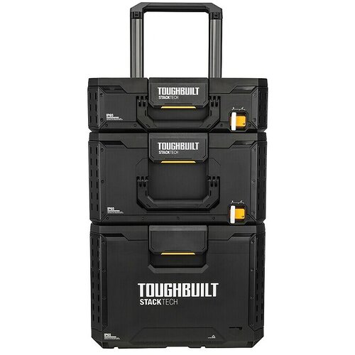 ToughBuilt StackTech Komplet kovčega za alat (D x &amp;Scaron; x V: 50 x 56 x 83 cm, 3 -dij., Kotači) Slike