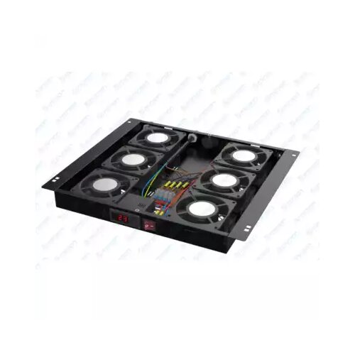  Ventilator panel sa 6 ventilatora sa digitalnim kontrolerom Mirsan MR.FAN6DT.01 Crni Cene