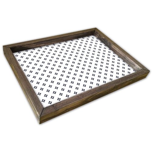 Hanah home poslužavnik AT-038, 30x40cm, &amp;scaron;areni Slike