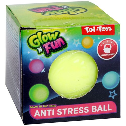  Antistres loptica Glow and Fun Žuta Slike