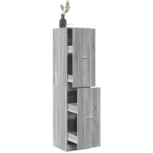 VidaXL Lekarni&amp;scaron;ka omara siva sonoma 40x41x174,5 cm inženirski les Slike
