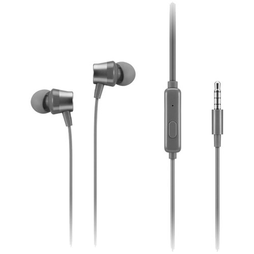 Lenovo 110 in-ear headphones with microphone, GXD1J77354, Grey Cijene