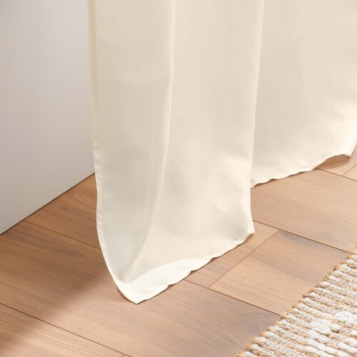 Douceur d int&amp;eacute;rieur Bež zavesa iz mikrovlaken 140x280 cm Absolu &amp;ndash; Slike