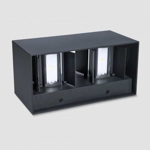  Brilagi - LED spolja&amp;scaron;nje zidno svetlo DOUBLE CUBE LED/12W/230V crna IP65 Slike