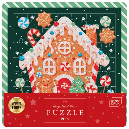  PUZZLE 49 KOSOV V OKVIRU CHRISTMAS &amp;quot;GINGERBREAD HOUSE&amp;quot; INTERDRUK Slike