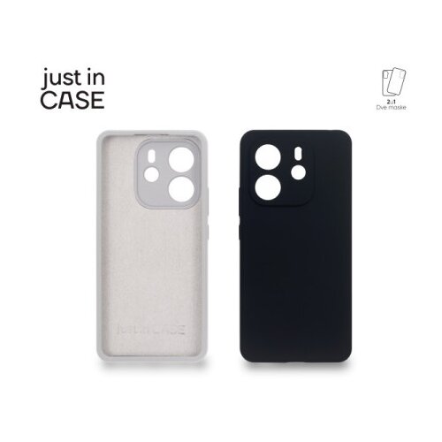 Just_in_Case 2u1 Extra case MIX PLUS paket maski za telefon CRNI za Redmi Note 14 ( MIXPL330BK ) Slike