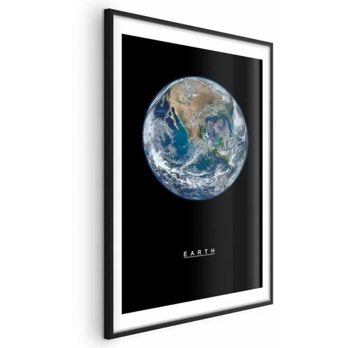  Plakat - Earth 40x60 Crni okvir s margom Cene