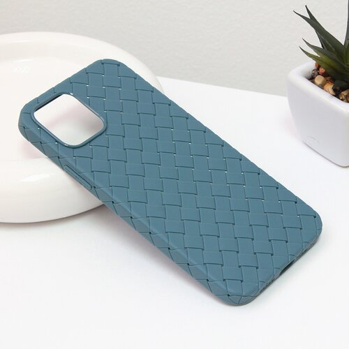  Torbica weave case za iphone 12 6.1 svetlo zelena Cene