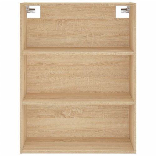  Visoka komoda hrasta sonome 69,5x34x180cm od konstruiranog drva Slike